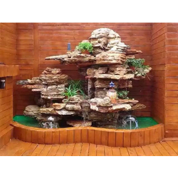 仿石假山設計制作_太原恒陽假山噴泉_大同仿石假山