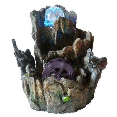 批發(fā)田園樹(shù)脂流水工擺件 營(yíng)造室內(nèi)假山流水噴泉水景的藝術(shù)與風(fēng)水